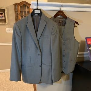 Perry Ellis 3 piece suit - 40R jacket, pants, vest